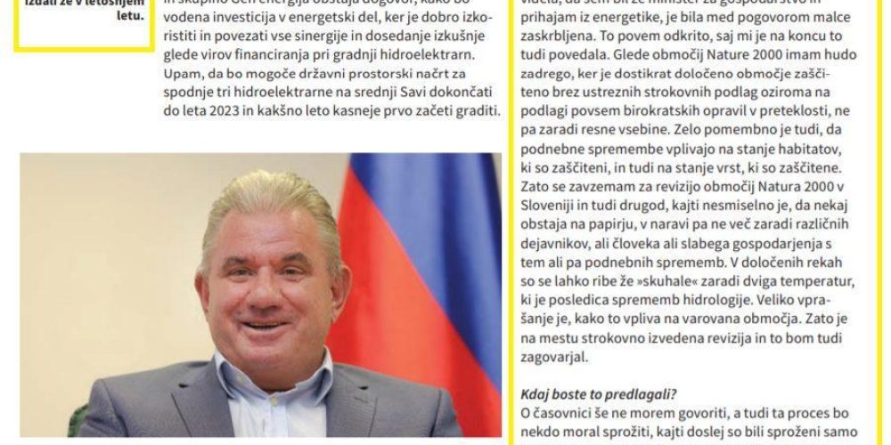 VIZJAK LOMASTI DALJE: “REVIDIRAL” BI NATURO 2000
