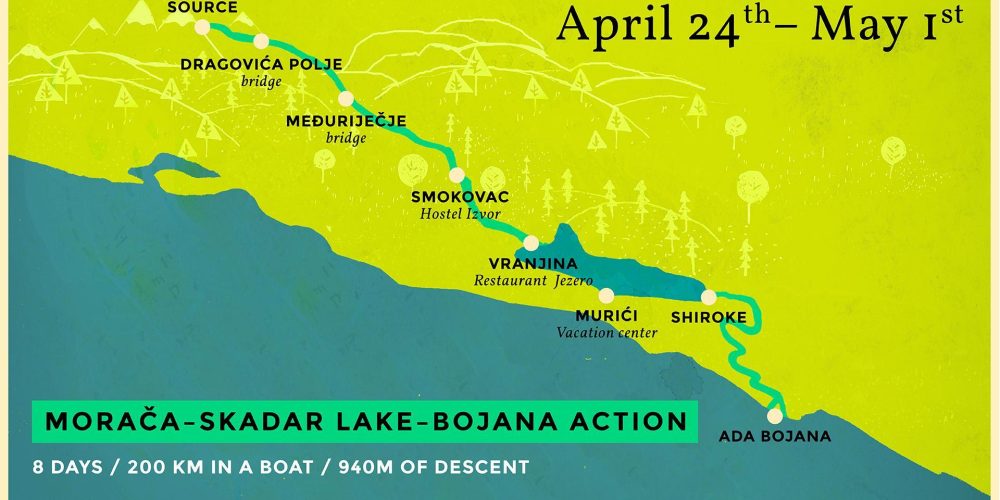MORAČA – SKADAR LAKE – BOJANA RIVER ACTION