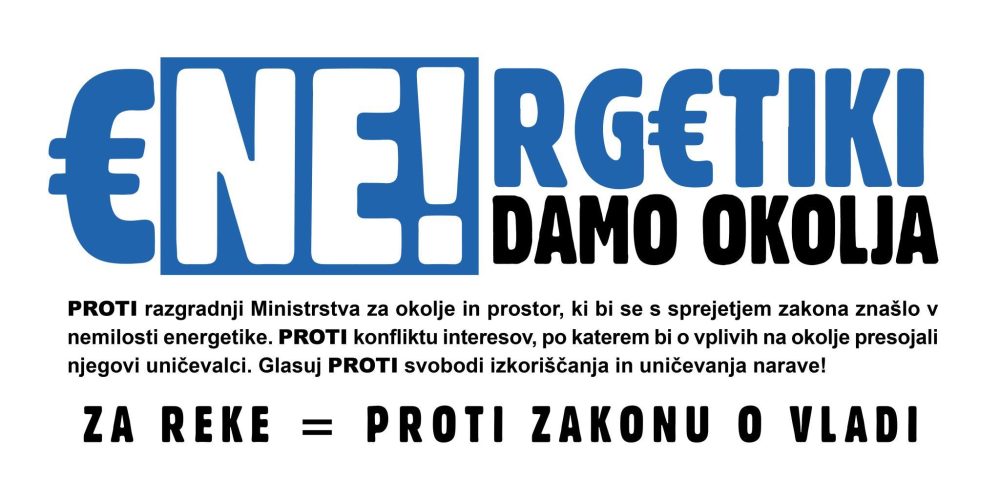 PROTI IZROČITVI OKOLJA ENERGETIKI
