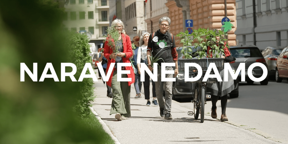 SPREHOD Z ROŽO OKOLI DRŽAVNEGA ZBORA