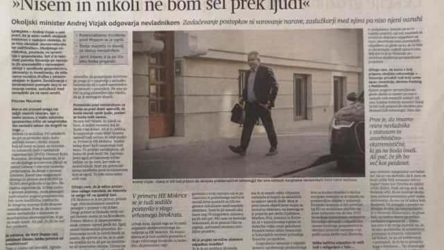 DEMANTI NA NEDAVNE IZJAVE MINISTRA VIZJAKA